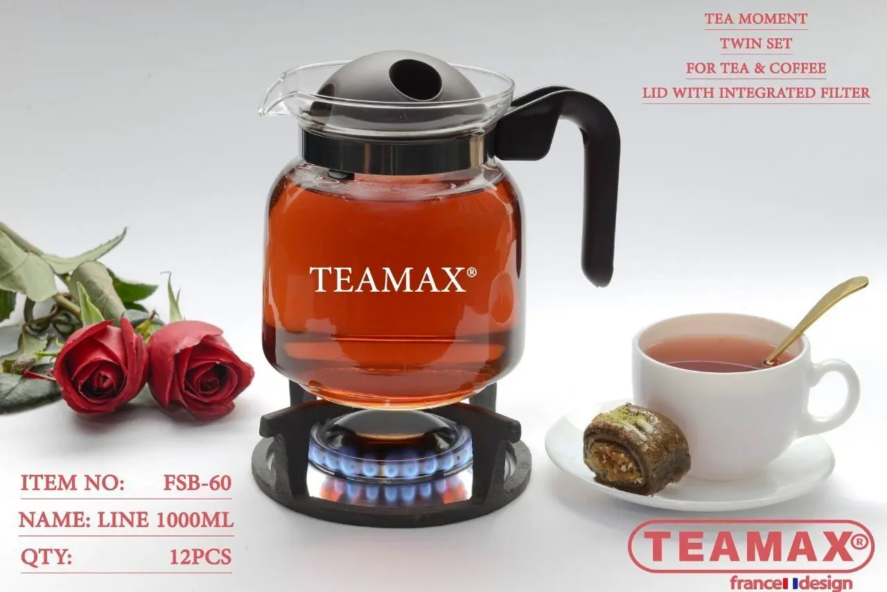 قوری پیرکس لاین 1000 سی سی برند تی مکس (Teamax)